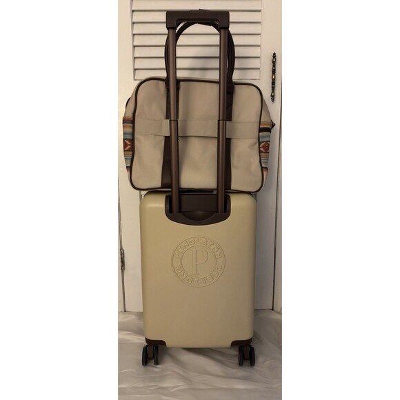 NWT Pendleton Multi Color Mojave Luggage Set Carry On Spinner & Weekend Satchel - Picture 2 of 16